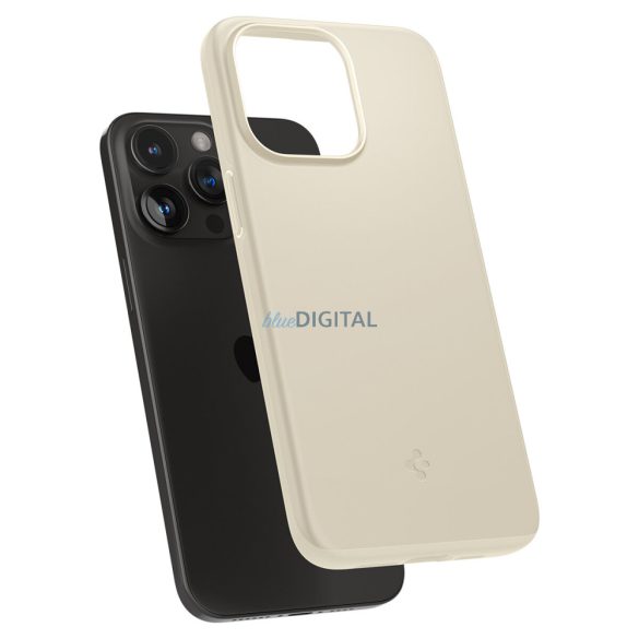 Spigen Thin Fit, bézs - iPhone 15 Pro tok