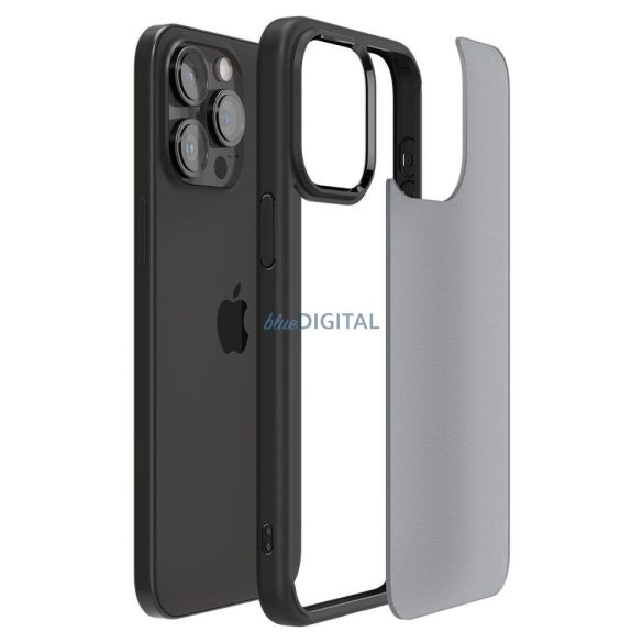 SPIGEN ULTRA HIBRID iPhone 15 PRO FAGY FEKETE tok