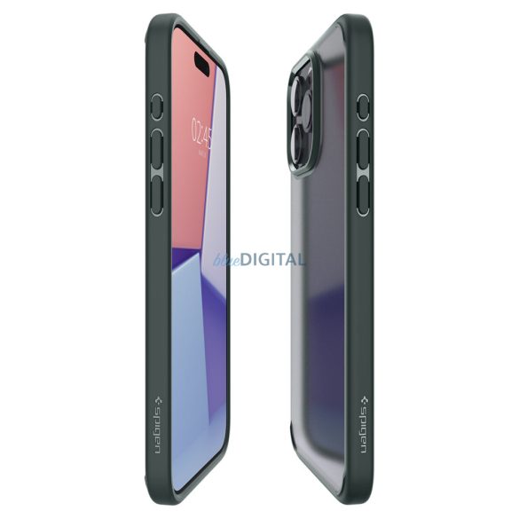 Spigen Ultra Hybrid, fagyoszöld - iPhone 15 Pro tok