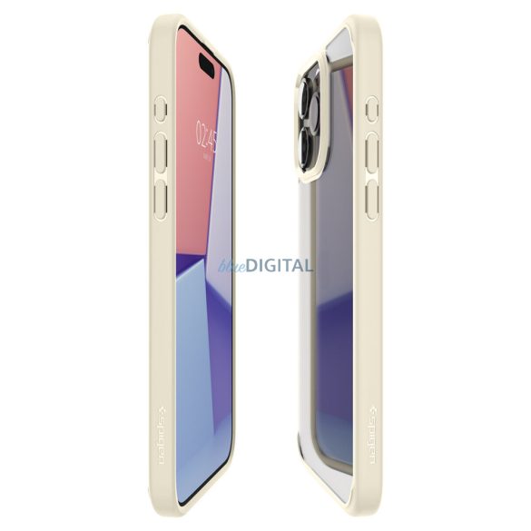 Spigen Ultra Hybrid, homokbézs - iPhone 15 Pro tok