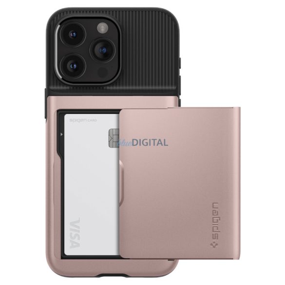 Spigen Slim Armor CS tok iPhone 15 Pro - rózsaszín