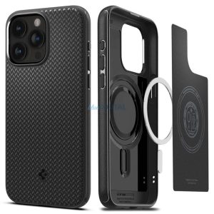 SPIGEN MAG ARMOR iPhone 15 PRO MATT FEKETE tok