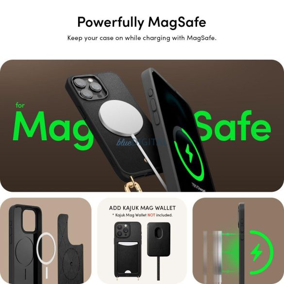 Spigen CYRILL CLASSIC CHARM MAG MAG MAGSAFE iPhone 15 PRO FEKETE tok