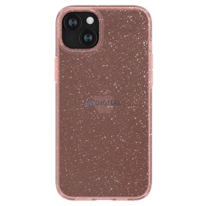 SPIGEN Liquid Crystal Glitter tok iPhone 15 - rózsaszín