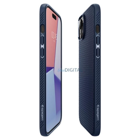 SPIGEN Liquid Air iPhone 15 TENGERÉSZKÉK tok