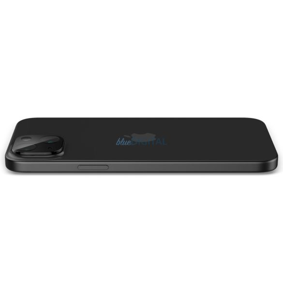 Spigen Glass tR Optik 2 csomag, fekete - iPhone 15/15 Plus fólia