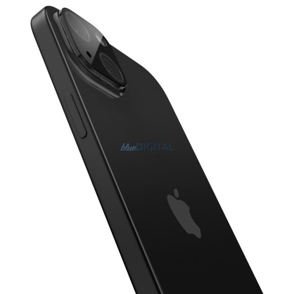 Spigen Glass tR Optik 2 csomag, fekete - iPhone 15/15 Plus fólia
