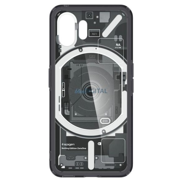 Spigen Ultra hibrid tok Nothing Phone 2 - szürke és fekete