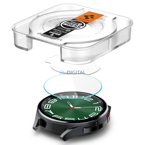 SPIGEN GLAS.TR "EZ-FIT" EDZETT ÜVEG 2 CSOMAG GALAXY WATCH 6 CLASSIC (47 MM) ÁTLÁTSZÓ