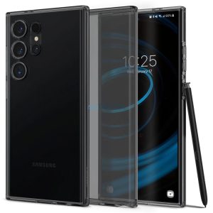 Spigen Liquid Crystal tok Samsung Galaxy S24 Ultra - átlátszó-szürke