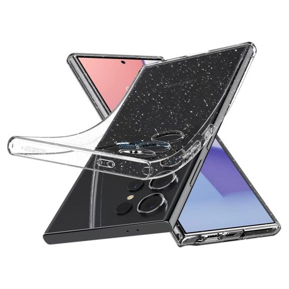 Spigen Liquid Crystal tok Samsung Galaxy S24 Ultra - átlátszó és csillogó