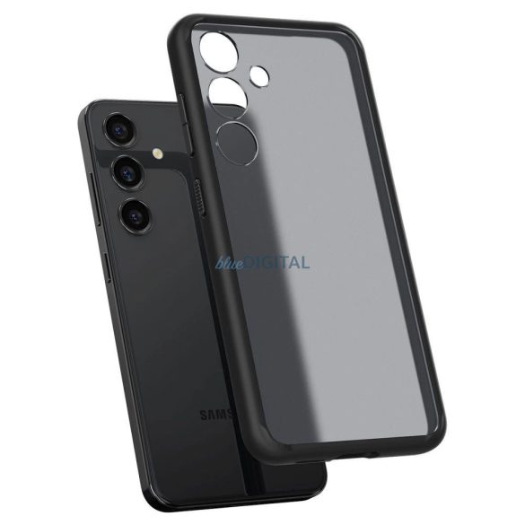 Spigen Ultra Hybrid tok Samsung Galaxy S24 - átlátszó és fekete