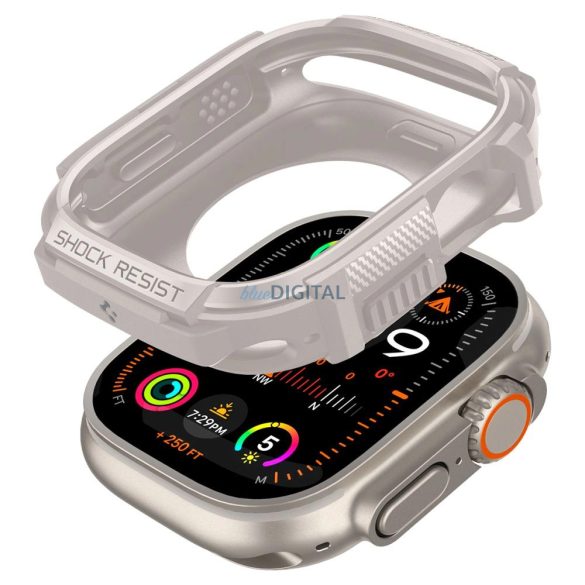 Spigen Rugged Armor tok Apple Watch Ultra 1/2 (49 mm) - bézs