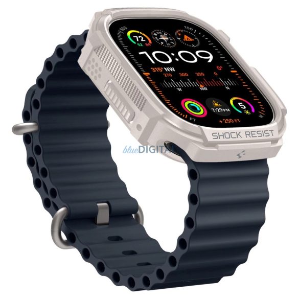 Spigen Rugged Armor tok Apple Watch Ultra 1/2 (49 mm) - bézs