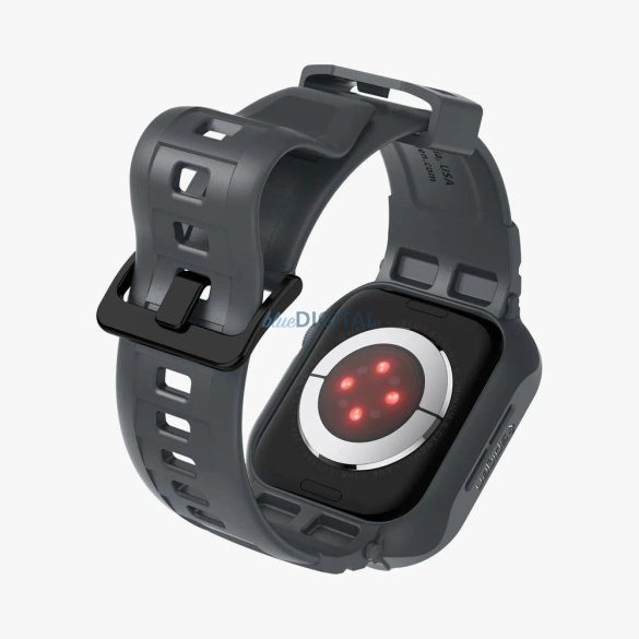 Spigen Rugged Armor Pro tok Apple Watch 4 / 5 / 6 / 7 / 8 / 9 / SE (44 / 45 mm) - Sötétszürke