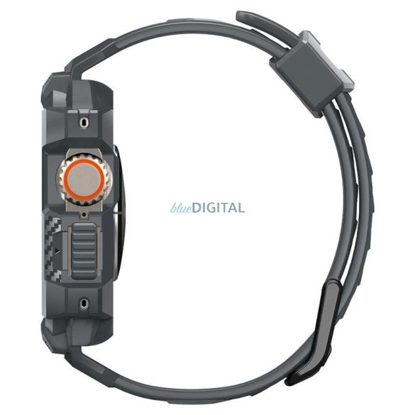 Spigen Rugged Armor Pro tok Apple Watch Ultra 1/2 (49 mm) - Sötétszürke