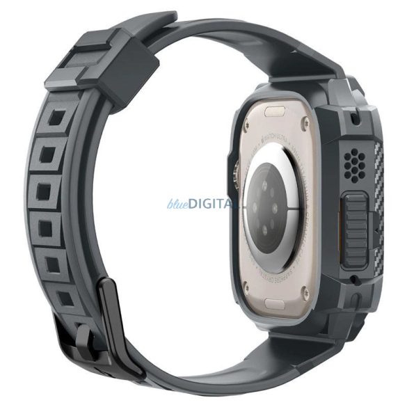 Spigen Rugged Armor Pro tok Apple Watch Ultra 1/2 (49 mm) - Sötétszürke