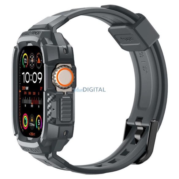 Spigen Rugged Armor Pro tok Apple Watch Ultra 1/2 (49 mm) - Sötétszürke