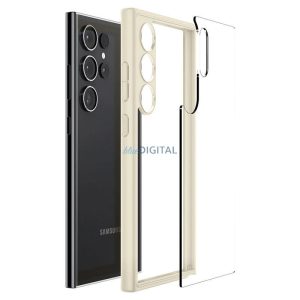 Spigen Ultra Hybrid tok Samsung Galaxy S24 Ultra készülékhez - bézs színű
