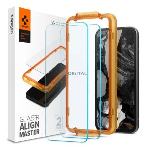 Spigen Glas.TR Align Master edzett üveg applikátorral Google Pixel 8a - 2 db