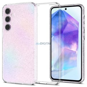 Spigen Liquid Crystal tok Samsung Galaxy A55 5G - átlátszó csillogós