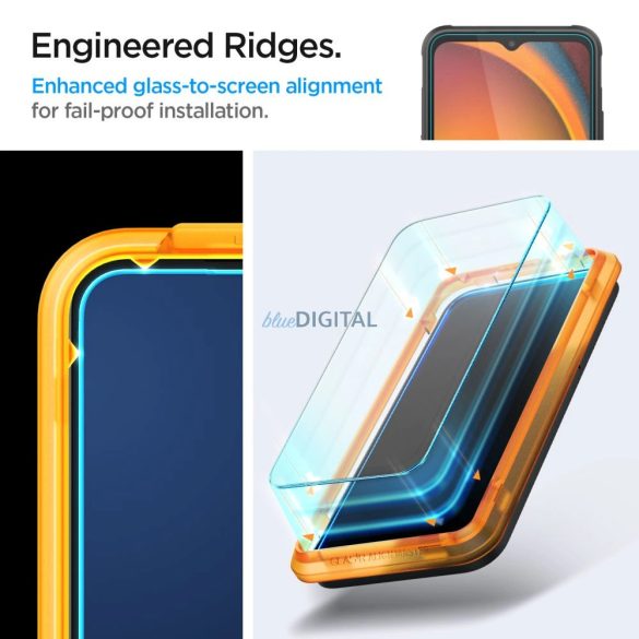 Spigen Glas.TR Align Master edzett üveg applikátorral Samsung Galaxy Xcover 7 - 2 db