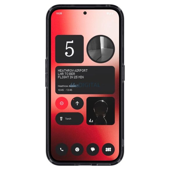 Spigen Ultra Hybrid tok Nothing Phone 2A - sötétszürke