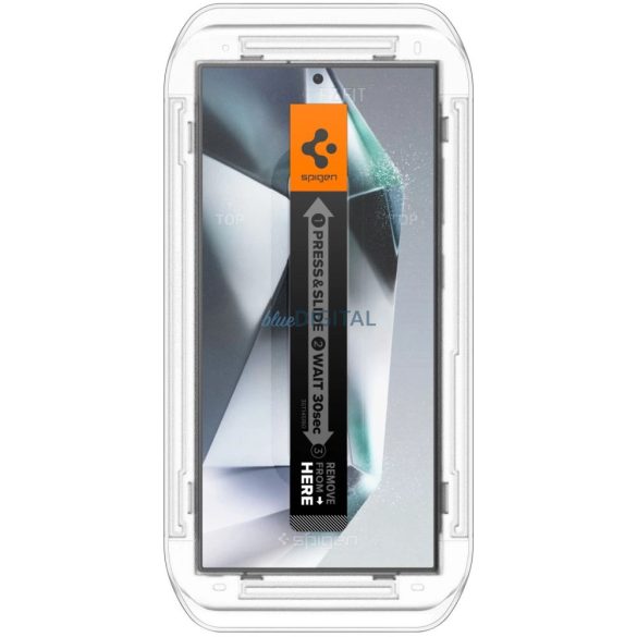 Spigen Glas.TR Privacy betekintésvédett edzett üveg EZ Fit applikátorral Samsung Galaxy S24 Ultra - 2 db