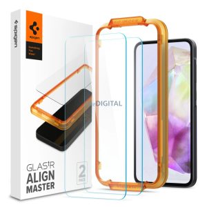Spigen Glas.TR Align Master edzett üveg applikátorral Samsung Galaxy A35 - 2 db