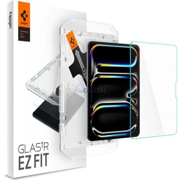 Spigen Glas.TR edzett üveg EZ Fit applikátorral iPad Pro 11" (2024)