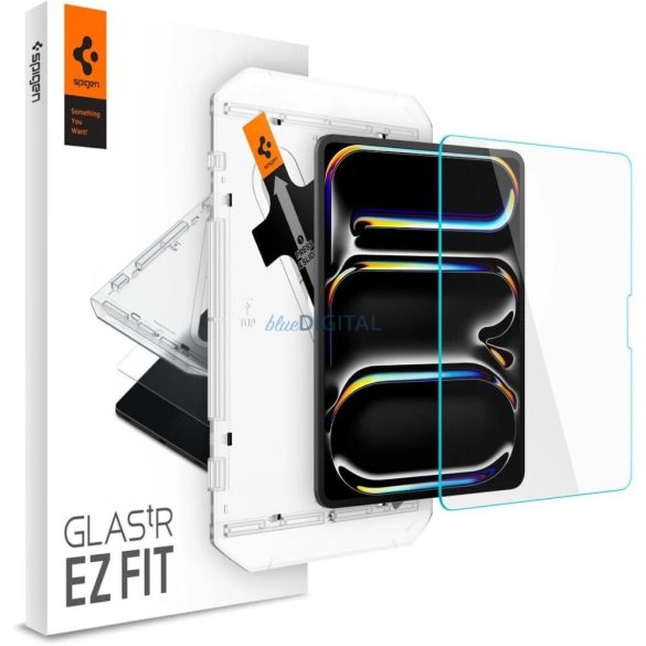 Spigen Glas.TR edzett üveg EZ Fit applikátorral iPad Pro 13" (2024)