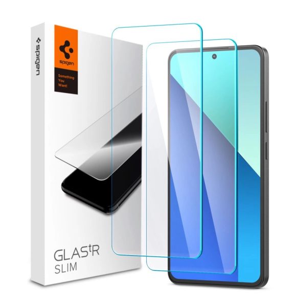 Spigen Glas.tR Slim edzett üveg Xiaomi Redmi Note 13 / 13 LTE - 2 db