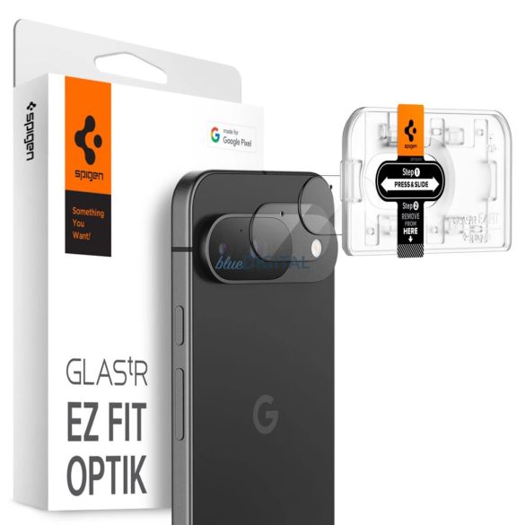 Spigen Optik.tR Ez Fit kamera lencse védő edzett üveg Google Pixel 9 - 2 db