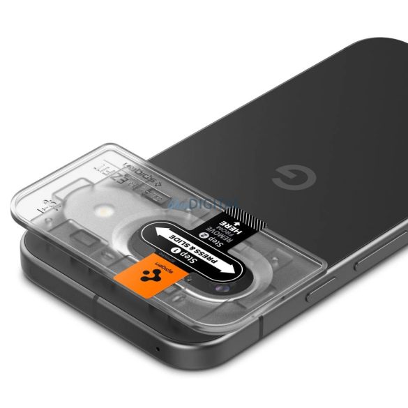 Spigen Optik.tR Ez Fit kamera lencse védő edzett üveg Google Pixel 9 - 2 db