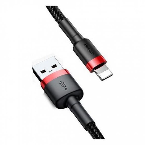 Kábel Usb Lightning 2a 3m Baseus Cafule Calklf-R91 Fekete