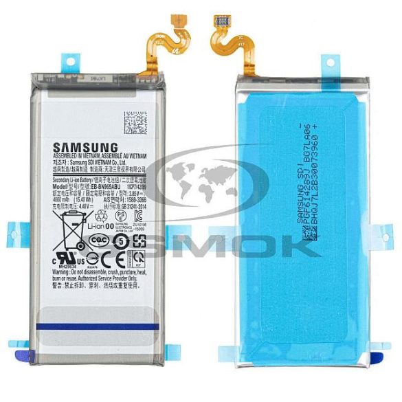 Akkumulátor Samsung N960 Galaxy Note 9 Eb-Bn965abu Gh82-17562a 4000mah Eredeti