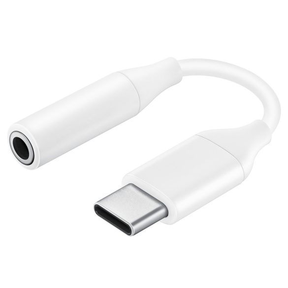 Samsung fejhallgató adapter 3,5 mm-es mini jack (női) - USB Type C (férfi) fehér (EE-UC10JUWEGWW)