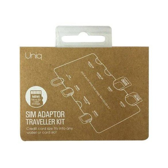 UNIQ Traveler Sim Adapter Kit 7in1 szervező