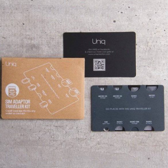 UNIQ Traveler Sim Adapter Kit 7in1 szervező