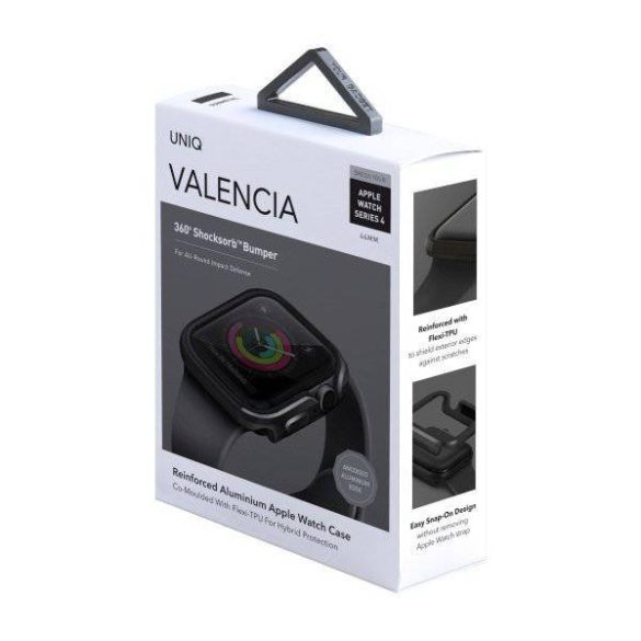 UNIQ Valencia tok Apple Watch 4/5/6/SE 44mm szürke