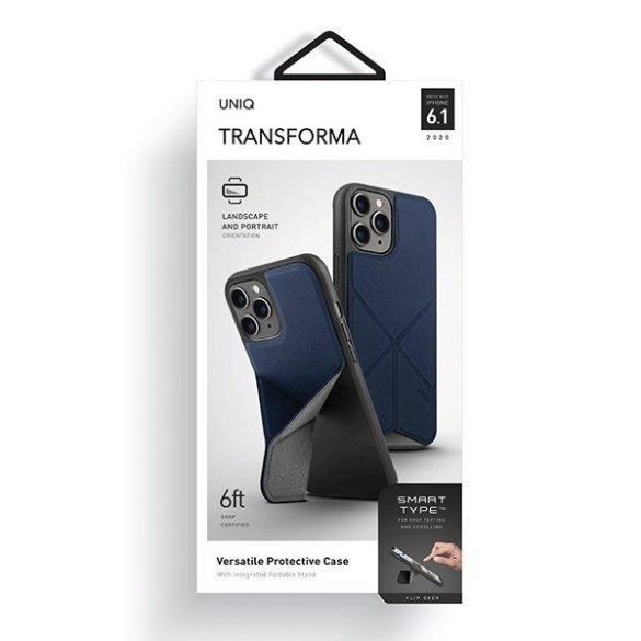 UNIQ transzformációs védőtok iPhone 12 Pro / iPhone 12 kék telefontok