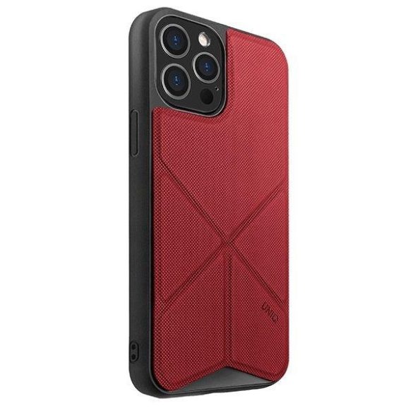 UNIQ transzformációs védőtok iPhone 12 Pro Max piros telefontok