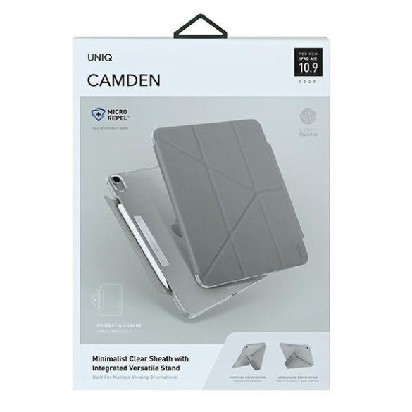 UNIQ Camden tok iPad Air 10,9" (2020/2022) szürke