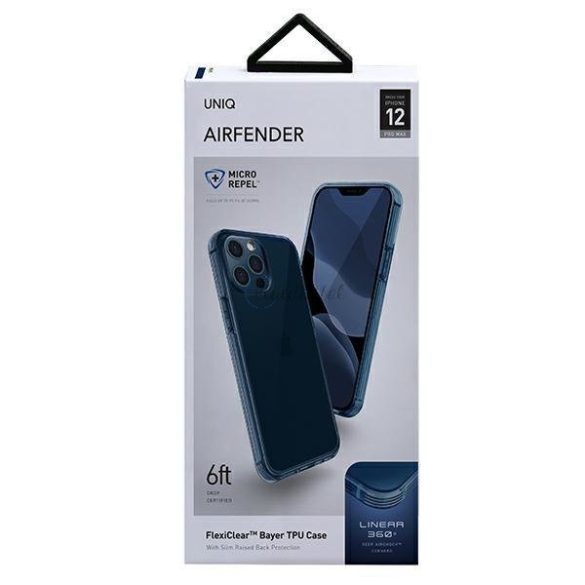 Uniq tok Air Fender iPhone 12 Pro Max 6,7 "kék