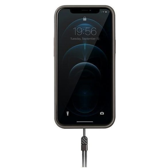 Uniq tok Heldro iPhone 12 / iPhone 12 Pro 6,1 "fekete Antimikrobial
