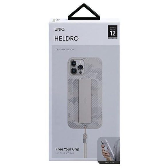 Uniq tok Heldro iPhone 12 Pro max 6,7 "Bézs Camo Antimikrobial