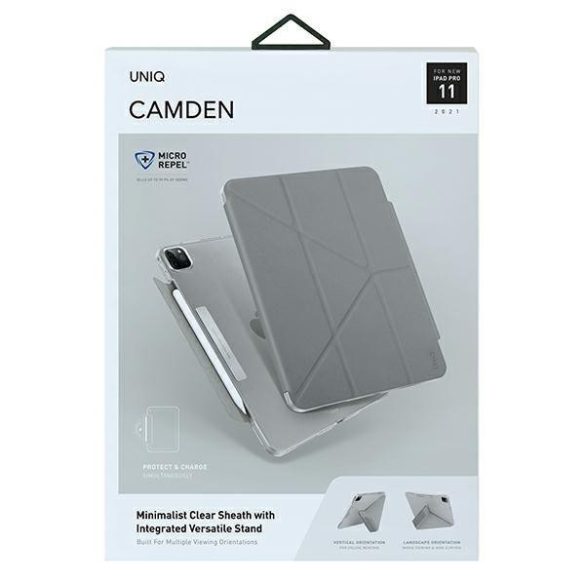 Uniq type-camden iPad Pro 11 "(2021) szürke antimikrobial