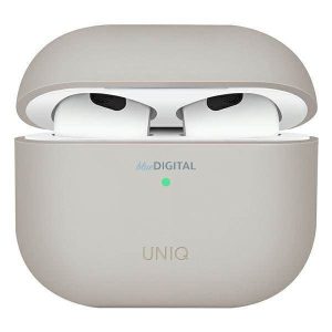 Uniq tok Lino Airpods 3 gen. Szilikon bézs / bézs