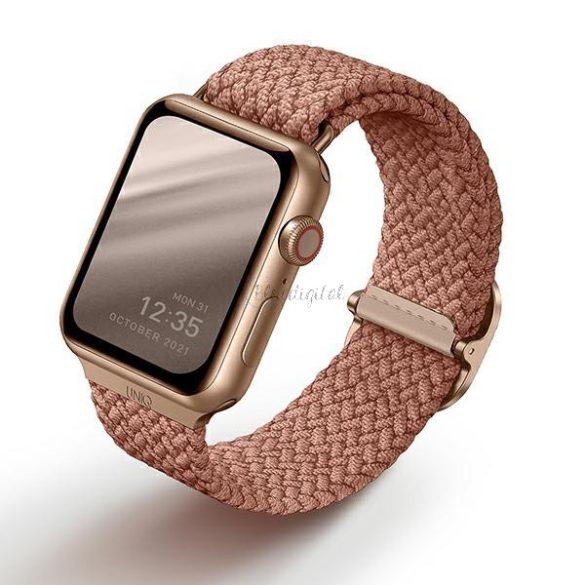 UNIQ Aspen csereszíj Apple Watch 4/5/6/7/8/SE/SE2 44/42/45mm rózsaszín