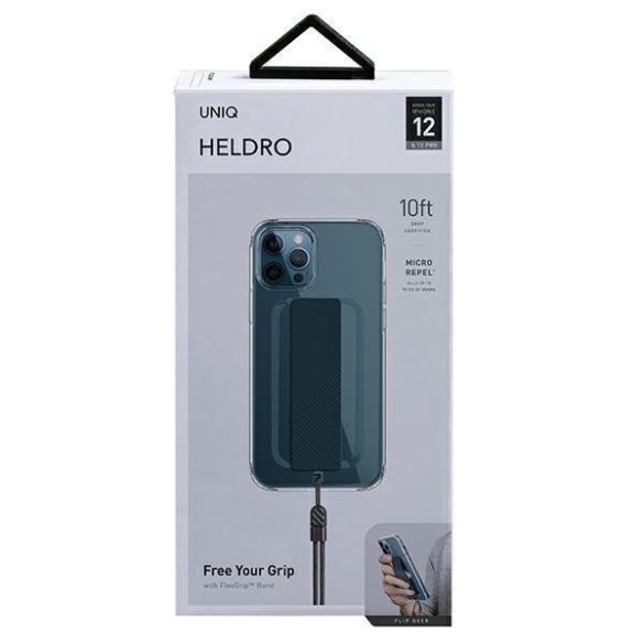 UniQ tok Heldro iPhone 12 / iPhone 12 Pro 6,1 "átlátszó antimikrobial